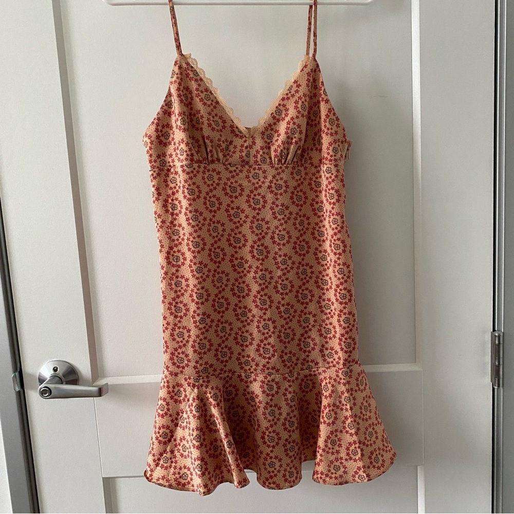 Urban Outfitters Pink Silk Dress‎